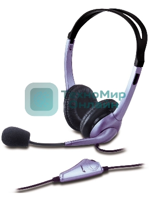 Гарнитура Genius HS-04S Single фиолетовый, проводная