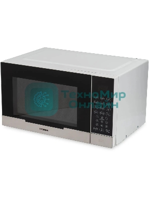 Микроволновая печь Hyundai HYM-D2075 белый/черный, 23 л, 800 Вт, переключатели - сенсор