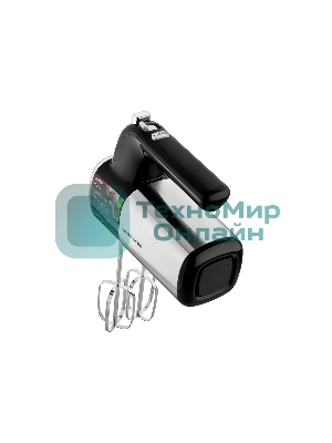 Миксер BRAYER, 800 Вт, 5 скор.реж, турбо,насад. венчики, насад для взбивания