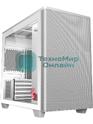 Компьютерный корпус Bloody BD-CC117F белый без БП mATX 5x120мм 1xUSB 2.0 1xUSB 3.0 audio bott PSU