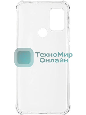 Чехол (клип-кейс) Brosco, для Motorola Moto G20, прозрачный moto-g20-hard-tpu-transparent