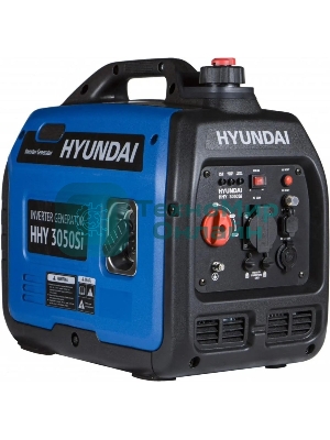 Электрогенератор бензиновый инверторный Hyundai HHY 3050Si, 3.3 кВт, 59 дБ, 22 кг
