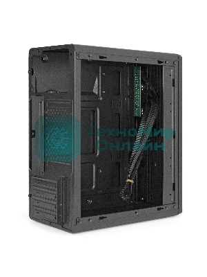 Корпус ExeGate BAA-503-UNS350, Mini-Tower, чёрный, 1 x 80/90 мм, БП 350 Вт