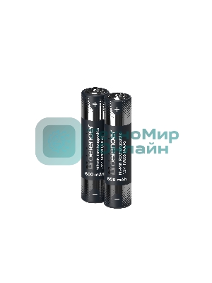 Аккумуляторная батарея Defender HR03-2BL 600 mAh ААА, Ni-MH, блистер, 2 шт.