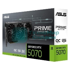 Видеокарта ASUS PRIME-RTX 5070-O12GRTX 5070,HDMIx1,DPx3,12G,D7; 90YV0M10-M0NA00