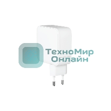 Сетевое зарядное устройство OLMIO Type-C х 3, 100W, QC3.0, PowerDelivery3.0, GAN, PPS, белое
