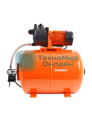 Насосная станция PATRIOT PW 1200-50 P, пластик, 50 л, 1200 вт.