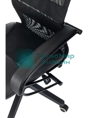 Кресло эргономичное Бюрократ CH-NOVA LUX черный сетка/ткань крестов. пластик