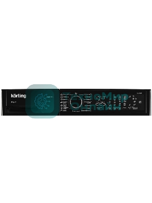 Сушильная машина Korting KD 60HP109 N черный, 10 кг, сушка - конденсационная, программ - 15, 59.6 x 84.5 x 63.9 см