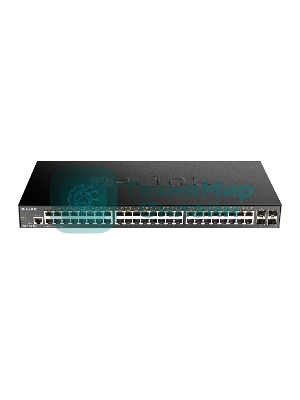 Коммутатор D-Link DGS-1250-52X/A1A, 48×1 Гбит/с + 4×10 Гбит/с SFP+, управляемый