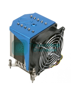 Кулер серверный Ablecom ACL-S40062 синий, 92 мм, алюминий/медь, 3800 об/мин, 38 дБ, 4 pin, 295 Вт, 128 мм