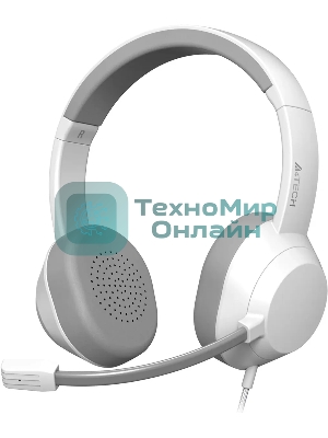 Гарнитура A4Tech Fstyler FH150U белый/серый, проводная