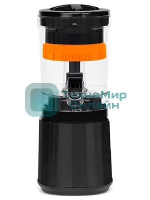 Соковыжималка Scarlett SC-JE50C10 черный/оранжевый, цитрусовая, 200 Вт, 250 мл, механическое