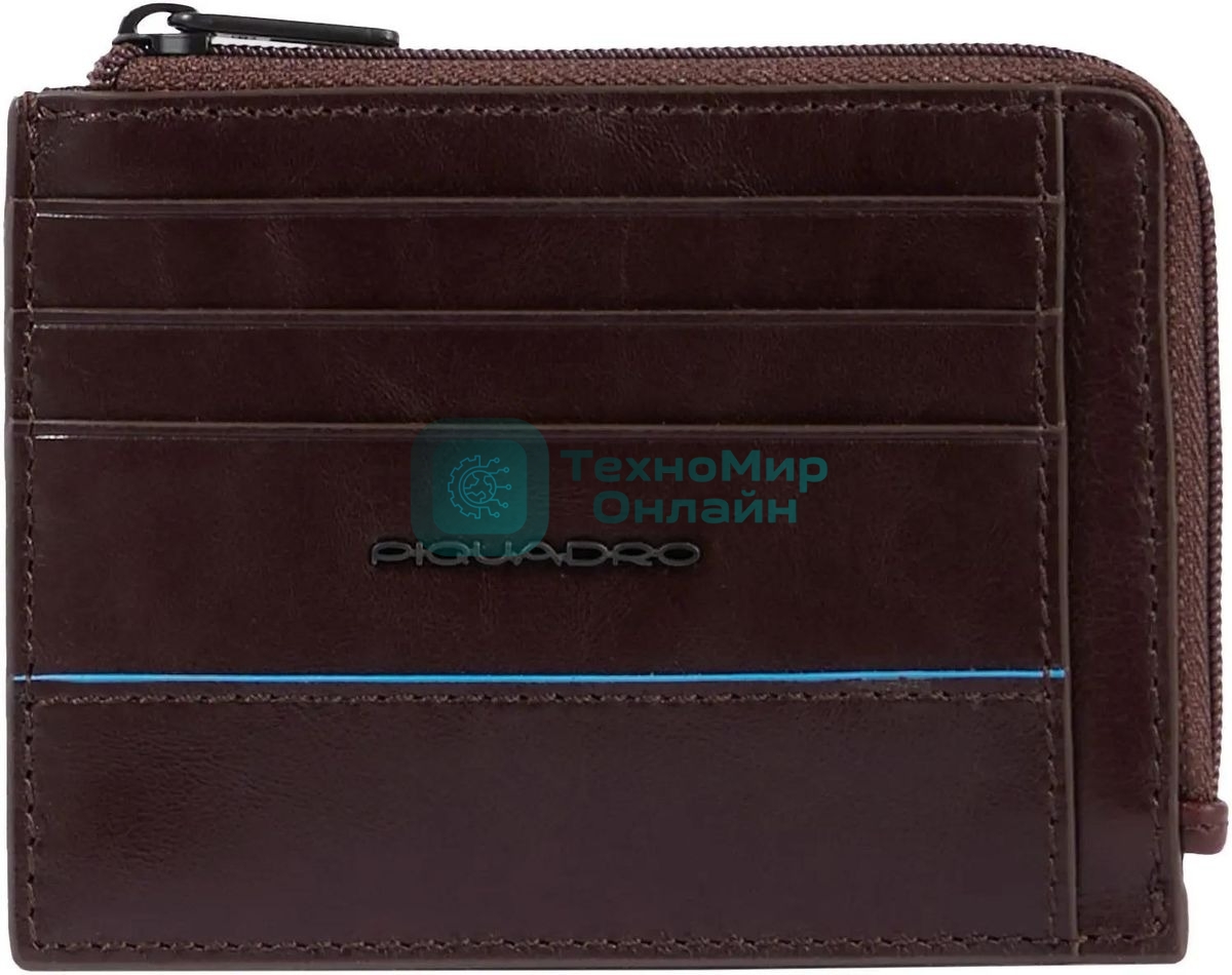 Кошелек мужской Piquadro Blue Square Revamp PP4822B2VR/MO, натур.кожа, красное дерево