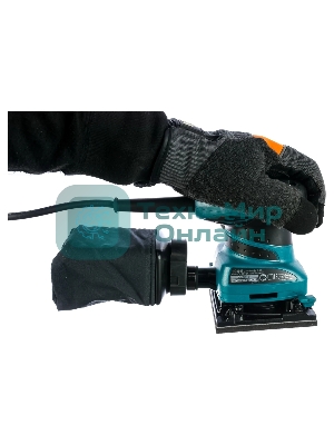 Шлифовальные машины Makita BO4555 ВШМ, 200Вт,114х102мм,14000об\м,ампл-1.5мм,1.1кг,кор,п\сборник,зажим\липучка