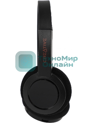Беспроводные/проводные наушники Creative Jam V2 черный, накладные, Bluetooth + USB-C, до 22 ч
