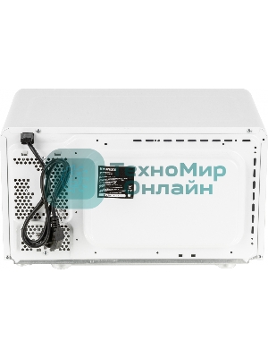 Микроволновая печь Hyundai HYM-M2003 белый, 20 л, 700 Вт, переключатели - поворотный механизм