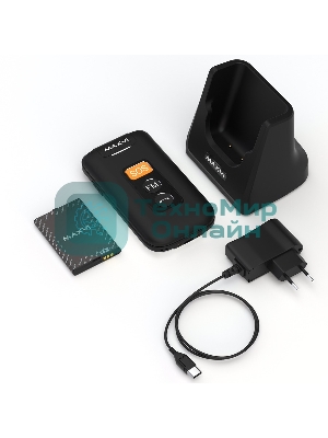 Мобильный телефон Maxvi E5 up черный