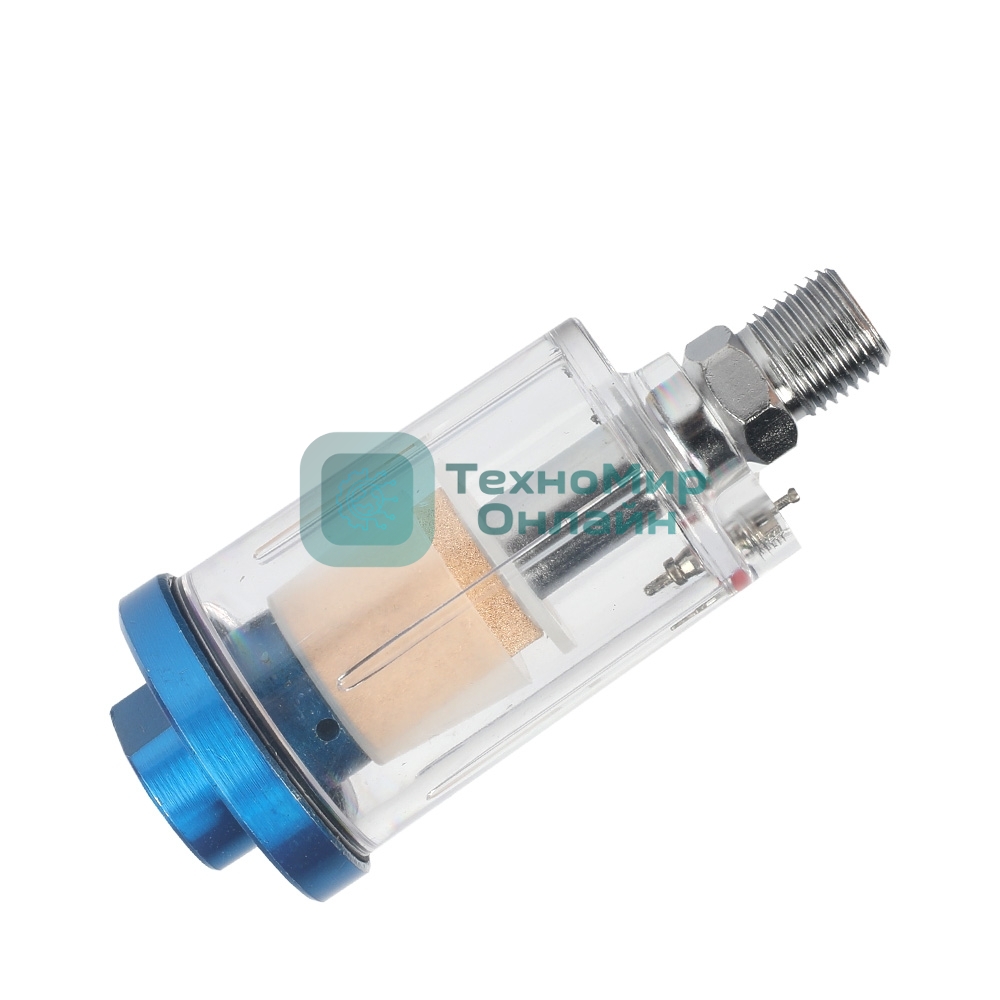 Фильтр масловлагоотделитель PATRIOT F 100 mini, 700 л/мин, давление 8 бар, 40 мкм, резьба 1/4