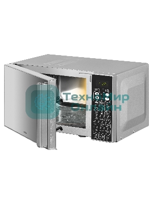 Микроволновая печь BBK 23MWC-982S/SB-M серебристый/черный, 23 л, 900 Вт, переключатели - сенсор