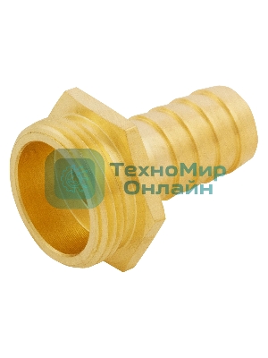 Штуцер для шланга Denzel 3/4