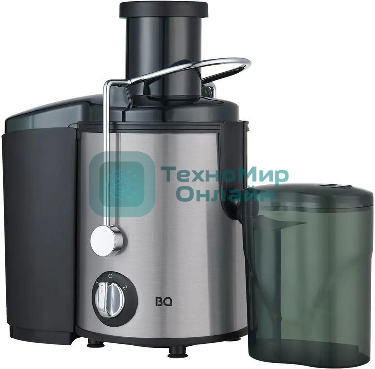 Соковыжималка BQ J1000 серый/черный, центробежная, 900 Вт, 800 мл, механическое