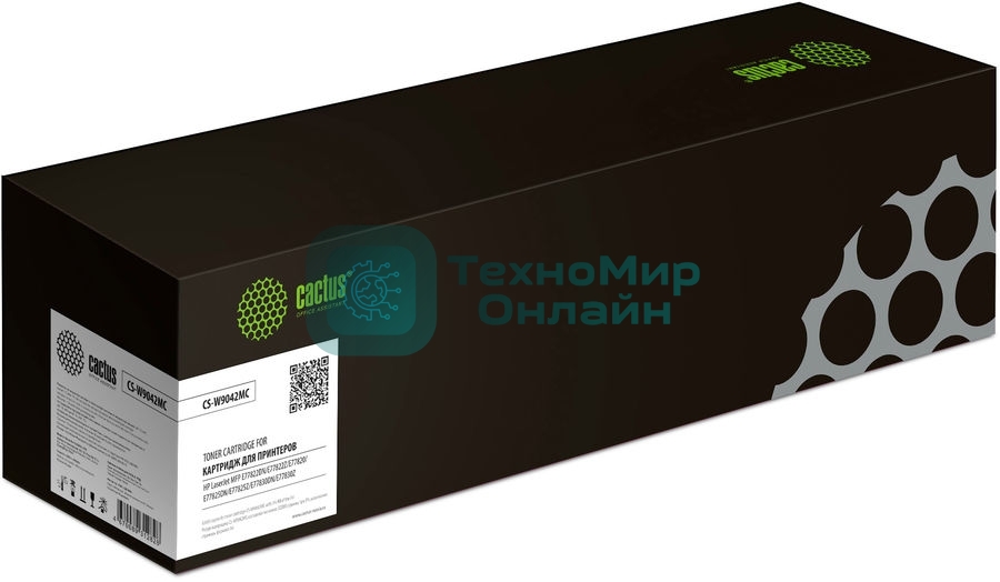 Картридж лазерный Cactus CS-W9042MC W9042MC желтый (32000 стр.) для HP LJ Managed MFP E77822DN/E77822Z/E77825DN