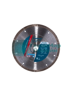 Диск алмазный Gross 73034 ф230x22,2 мм, турбо с лазерной перфорацией, сухое резание