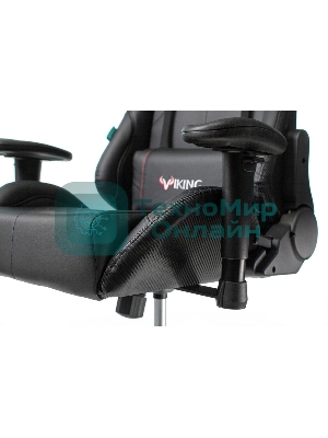 Кресло игровое Бюрократ VIKING 5 AERO BLACK EDITION черный искусственная кожа