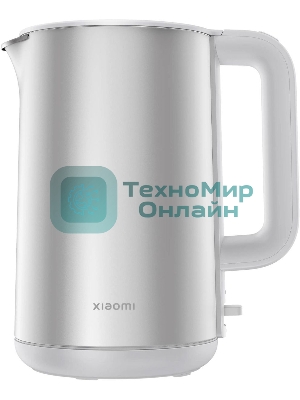 Чайник электрический Xiaomi Electric Kettle S1 EU, 1800 Вт, 1.7 л серый