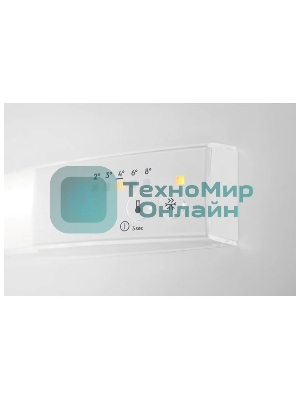 Встраиваемый холодильник Electrolux RNT2LF18S (без No Frost, электронное управление, класс A+, полезный объем: 272 л (195 + 72 л), 54x54.9x177.9 см, белый)