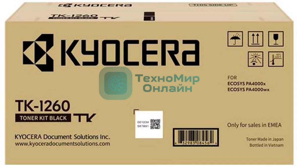 Картридж лазерный TK-1260 10 000 стр. для PA4000x/PA4000wx (1T0C150NL0)