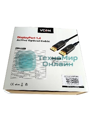 Активный оптический кабель VCOM DP1.4 32Gbs/8K@60Hz 15м D3751-15M