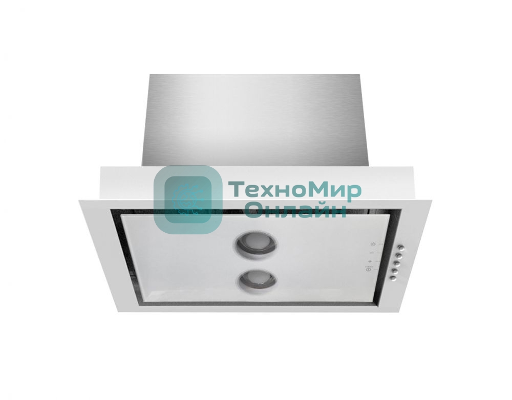 Вытяжка встраиваемая Gefest BO 4603 белый, 52 см, 800 куб. м/ч, 78 дБ