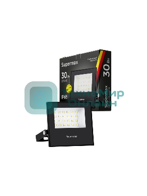 Прожектор светодиодный Supermax SPR 30Вт 6500К 3000лм IP65 Космос S_PR_LED_30