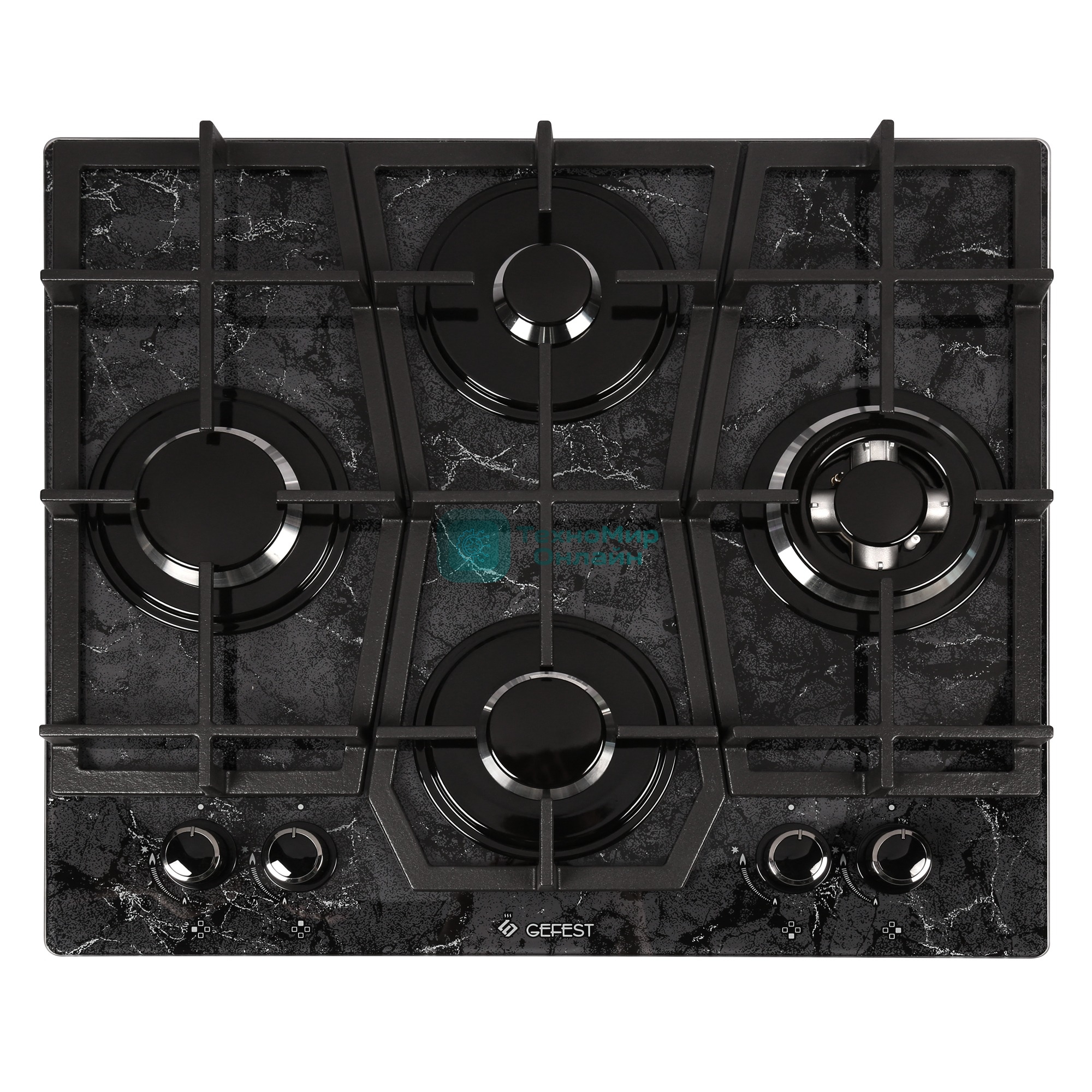 Газовая варочная панель Gefest ПВГ 2231-10 К53, черный