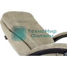 Кресло руководителя Бюрократ T-9950MSG-F Fabric песочный Light-21, крестов. пластик, подст. для ног