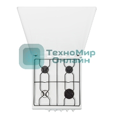 Плита газовая Лада Nova RG 24044 W белый, конфорок 4 газовых, духовка 50 л, 50 см x 85 см x 60 см