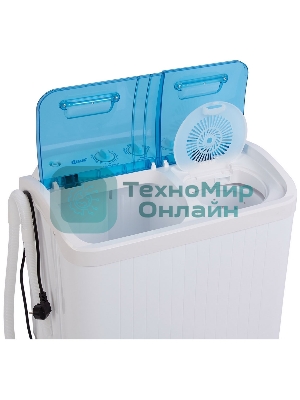 Стиральная машина Фея СМП 40НС (930094-1) прозрачная крышка, загрузка вертикальная 4 кг, 1320 об/мин, класс А