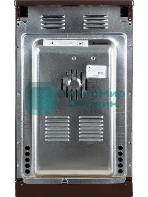 Плита электрическая Лысьва EF4006MK00 коричневый, конфорок 4 электрических, духовка 57 л, 50 см x 84 см x 60 см (без крышки)