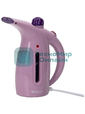 Отпариватель Kelli КL-317 лавандовый, 1700 Вт, 20 г/мин, 350 мл