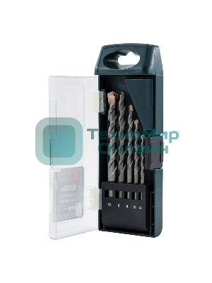 Профессиональный набор сверл по бетону KLPRO KLUS5A (4,5,6,8,10 мм)