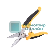 Ножницы универсальные строительные Deli DL2907 нержавеющая сталь с твердостью 48-52HRC, прорезиненная рукоятка