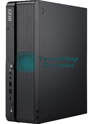 Мини ПК MSI Pro DP80 A14G-007BRU i5 14400 (2.5) Graphics CR без ОС 2xGbitEth WiFi BT 120W черный (936-B20821-007)