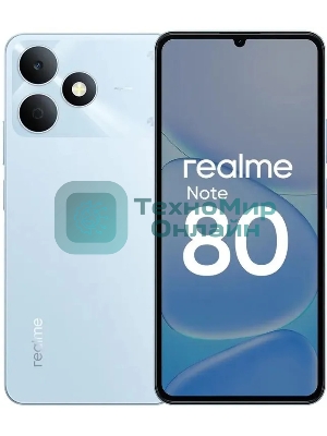 Смартфон Realme Note 80 RMX5388 4Gb, 64Gb, голубой