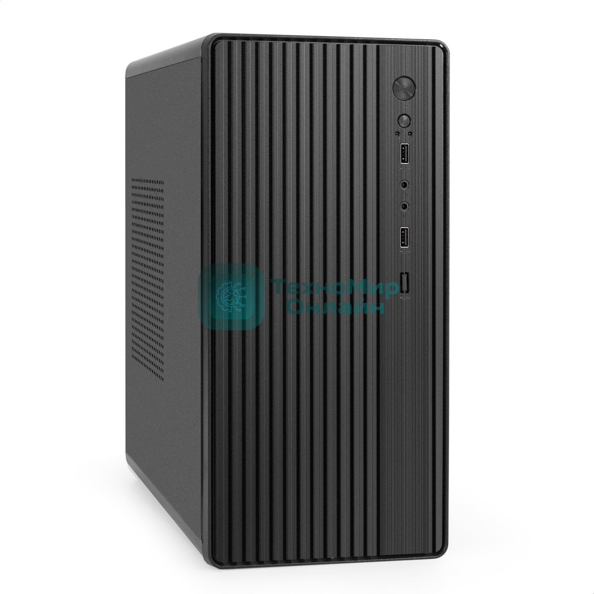 Корпус ExeGate BAA-503-UNS350, Mini-Tower, чёрный, 1 x 80/90 мм, БП 350 Вт