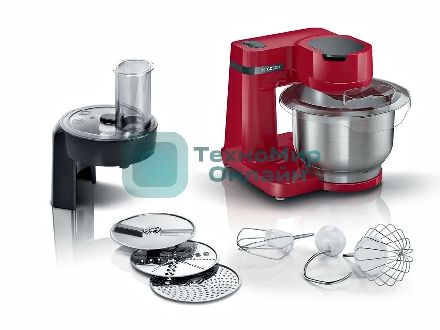 Кухонный комбайн Bosch MUMS2ER01 700Вт красный