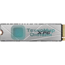 Накопитель SSD ADATA XPG GAMMIX S60, 512Gb, PCIe 4.0 x4, M.2 2280, NVMe, R/W 4700/1700, с радиатором