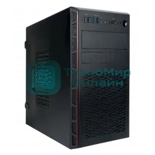 Компьютерный корпус IN WIN 6196819 MiniTower mATX 12 Вт Цвет черный EMR065/6196819