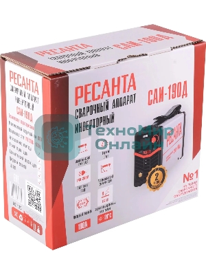 Сварочный аппарат Ресанта САИ-190Д инвертор ММА/TIG 7.2кВт